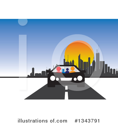 Driving Clipart #1343791 by ColorMagic