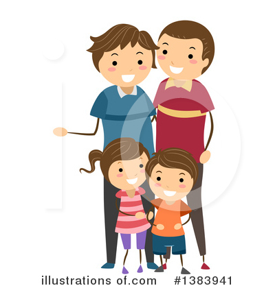 Royalty-Free (RF) Family Clipart Illustration by BNP Design Studio - Stock Sample #1383941