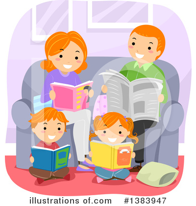 Royalty-Free (RF) Family Clipart Illustration by BNP Design Studio - Stock Sample #1383947