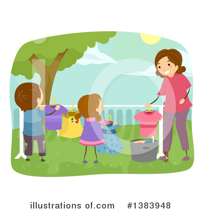 Royalty-Free (RF) Family Clipart Illustration by BNP Design Studio - Stock Sample #1383948