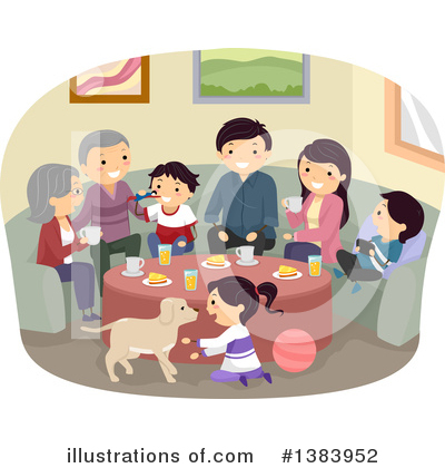Royalty-Free (RF) Family Clipart Illustration by BNP Design Studio - Stock Sample #1383952