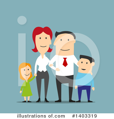 Royalty-Free (RF) Family Clipart Illustration by Vector Tradition SM - Stock Sample #1403319