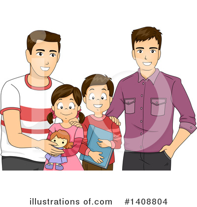 Royalty-Free (RF) Family Clipart Illustration by BNP Design Studio - Stock Sample #1408804