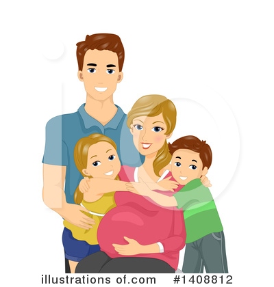 Royalty-Free (RF) Family Clipart Illustration by BNP Design Studio - Stock Sample #1408812