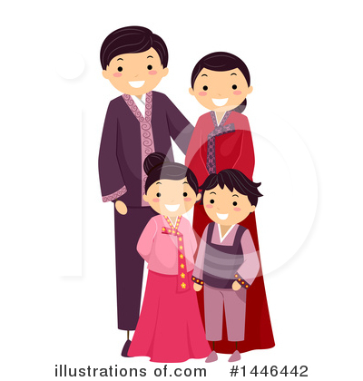 Royalty-Free (RF) Family Clipart Illustration by BNP Design Studio - Stock Sample #1446442
