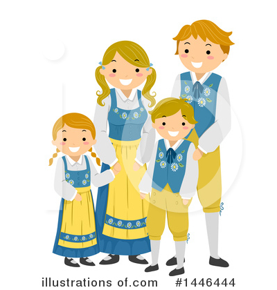 Royalty-Free (RF) Family Clipart Illustration by BNP Design Studio - Stock Sample #1446444