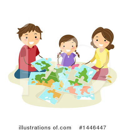 Royalty-Free (RF) Family Clipart Illustration by BNP Design Studio - Stock Sample #1446447