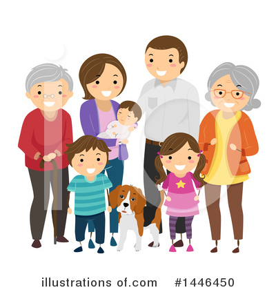 Royalty-Free (RF) Family Clipart Illustration by BNP Design Studio - Stock Sample #1446450