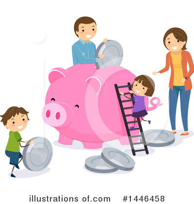 Royalty-Free (RF) Family Clipart Illustration by BNP Design Studio - Stock Sample #1446458