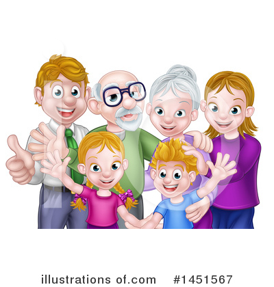 Grandparents Clipart #1451567 by AtStockIllustration