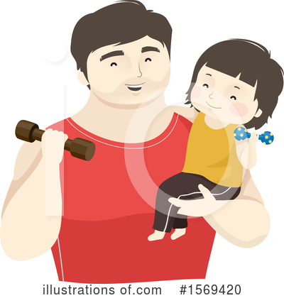 Lifting Weights Clipart #1569420 by BNP Design Studio