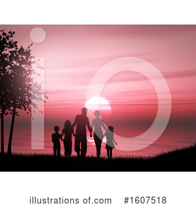 Royalty-Free (RF) Family Clipart Illustration by KJ Pargeter - Stock Sample #1607518