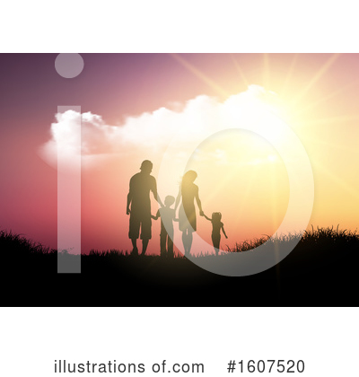 Royalty-Free (RF) Family Clipart Illustration by KJ Pargeter - Stock Sample #1607520
