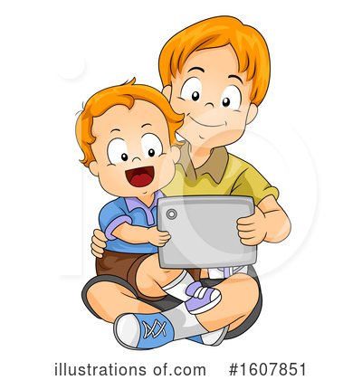 Brothers Clipart #1607851 by BNP Design Studio
