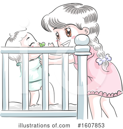 Sisters Clipart #1607853 by BNP Design Studio
