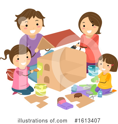 Royalty-Free (RF) Family Clipart Illustration by BNP Design Studio - Stock Sample #1613407