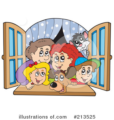Royalty-Free (RF) Family Clipart Illustration by visekart - Stock Sample #213525