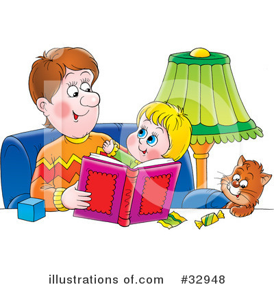 Royalty-Free (RF) Family Clipart Illustration by Alex Bannykh - Stock Sample #32948