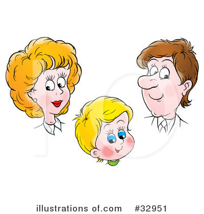 Royalty-Free (RF) Family Clipart Illustration by Alex Bannykh - Stock Sample #32951