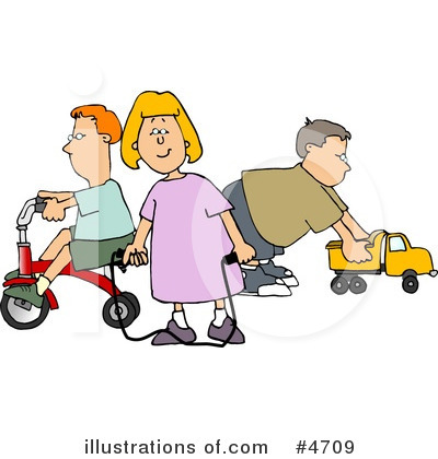 Royalty-Free (RF) Family Clipart Illustration by djart - Stock Sample #4709