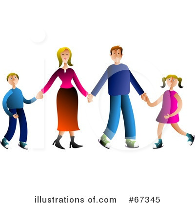 Royalty-Free (RF) Family Clipart Illustration by Prawny - Stock Sample #67345