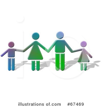 Royalty-Free (RF) Family Clipart Illustration by Prawny - Stock Sample #67469