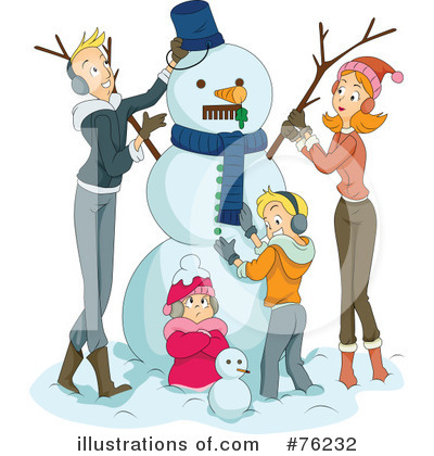 Snowman Clipart #76232 by BNP Design Studio
