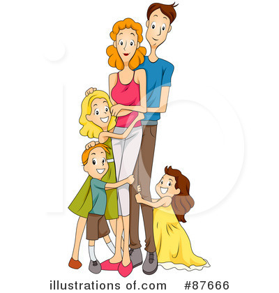 Royalty-Free (RF) Family Clipart Illustration by BNP Design Studio - Stock Sample #87666