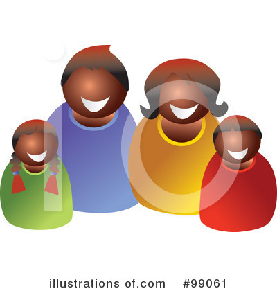 Royalty-Free (RF) Family Clipart Illustration by Prawny - Stock Sample #99061