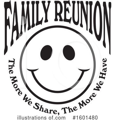 Royalty-Free (RF) Family Reunion Clipart Illustration by Johnny Sajem - Stock Sample #1601480