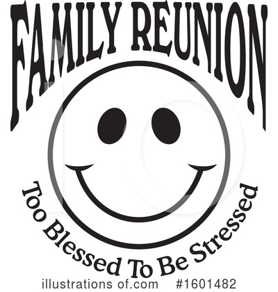 Royalty-Free (RF) Family Reunion Clipart Illustration by Johnny Sajem - Stock Sample #1601482