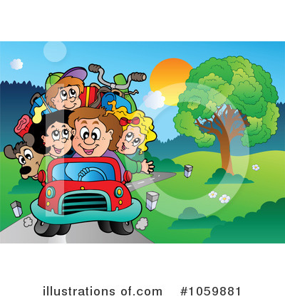 Family Vacation Clipart #1059881 by visekart