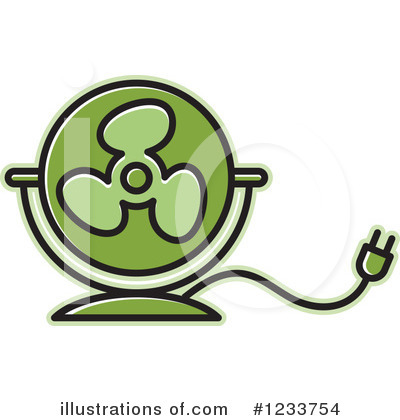 Royalty-Free (RF) Fan Clipart Illustration by Lal Perera - Stock Sample #1233754