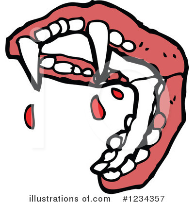 Royalty-Free (RF) Fangs Clipart Illustration by lineartestpilot - Stock Sample #1234357