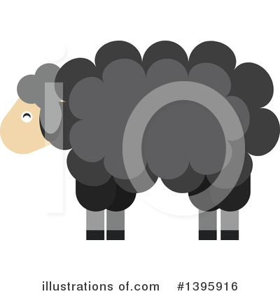 Sheep Clipart #1395916 by Vector Tradition SM