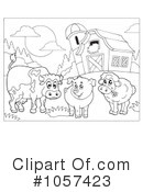 Farm Animals Clipart #1057423 by visekart