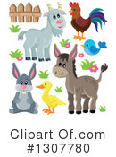 Farm Animals Clipart #1307780 by visekart