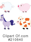 Farm Animals Clipart #210640 by yayayoyo