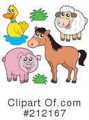 Farm Animals Clipart #212167 by visekart