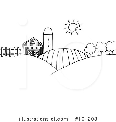 Royalty-Free (RF) Farm Clipart Illustration by Hit Toon - Stock Sample #101203
