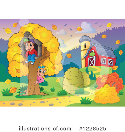 Royalty-Free (RF) Farm Clipart Illustration by visekart - Stock Sample #1228525