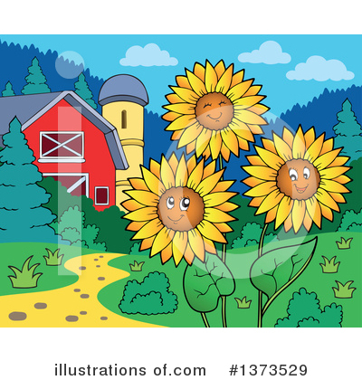 Royalty-Free (RF) Farm Clipart Illustration by visekart - Stock Sample #1373529