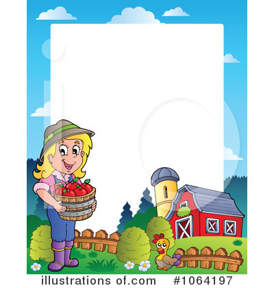 Royalty-Free (RF) Farmer Clipart Illustration by visekart - Stock Sample #1064197