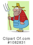 Farmer Clipart #1082831 by Hit Toon