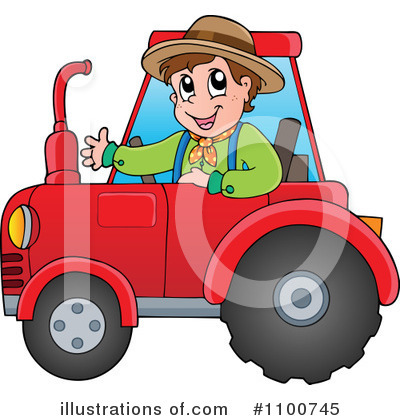Royalty-Free (RF) Farmer Clipart Illustration by visekart - Stock Sample #1100745