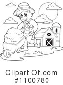 Farmer Clipart #1100780 by visekart
