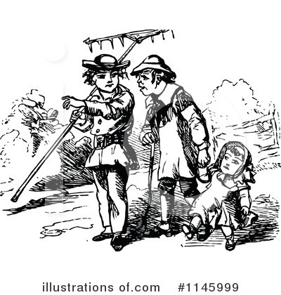 Royalty-Free (RF) Farmer Clipart Illustration by Prawny Vintage - Stock Sample #1145999