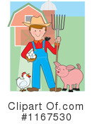 Farmer Clipart #1167530 by Maria Bell