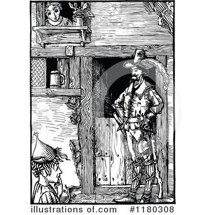 Royalty-Free (RF) Farmer Clipart Illustration by Prawny Vintage - Stock Sample #1180308