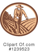 Farmer Clipart #1239523 by patrimonio
